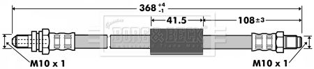 BORG & BECK stabdžių žarnelė BBH7355